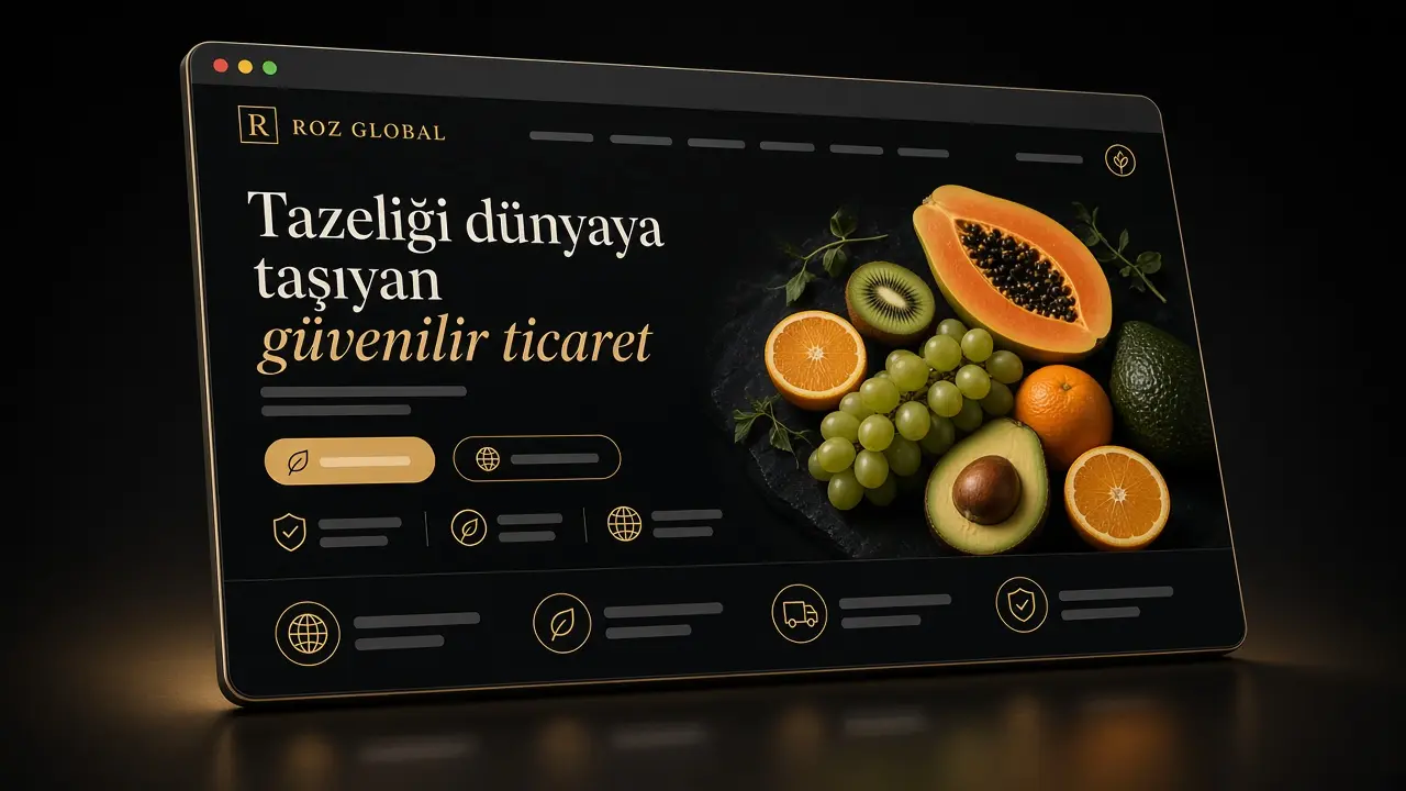 Roz Global web sitesi tasarımı